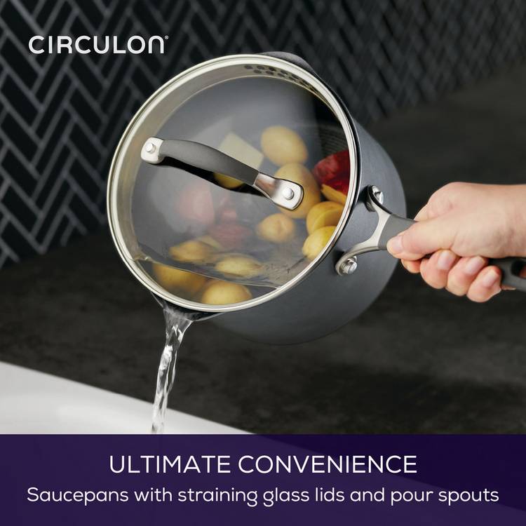 Circulon Scratch Defense 5 piece aluminium cookware set (British brand)