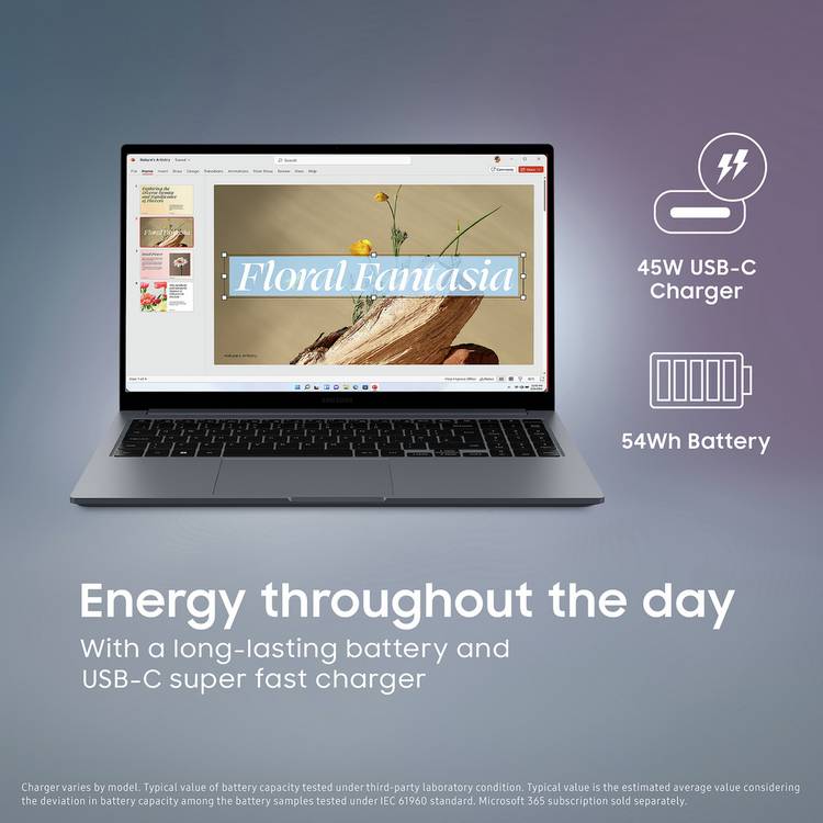 Samsung Galaxy Book4 laptop 15.6in (British brand)