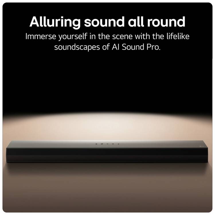 LG US40TR 4.1Ch soundbar with rear speakers - British product