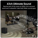 LG US40TR 4.1Ch soundbar with rear speakers - British product