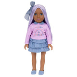 DesignaFriend Marnie doll with multi-coloured hair 18 inch - British product