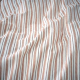 Habitat rust stripe bedding set single duvet cover and pillowcase - British product