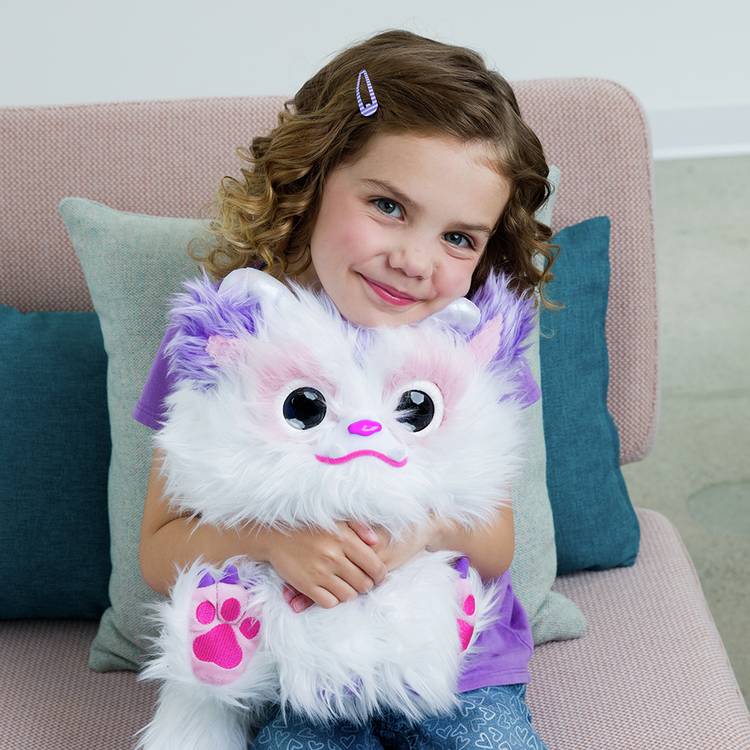 Furlings Aspen Fur Toy interactive plush with 80 expressions (British brand)