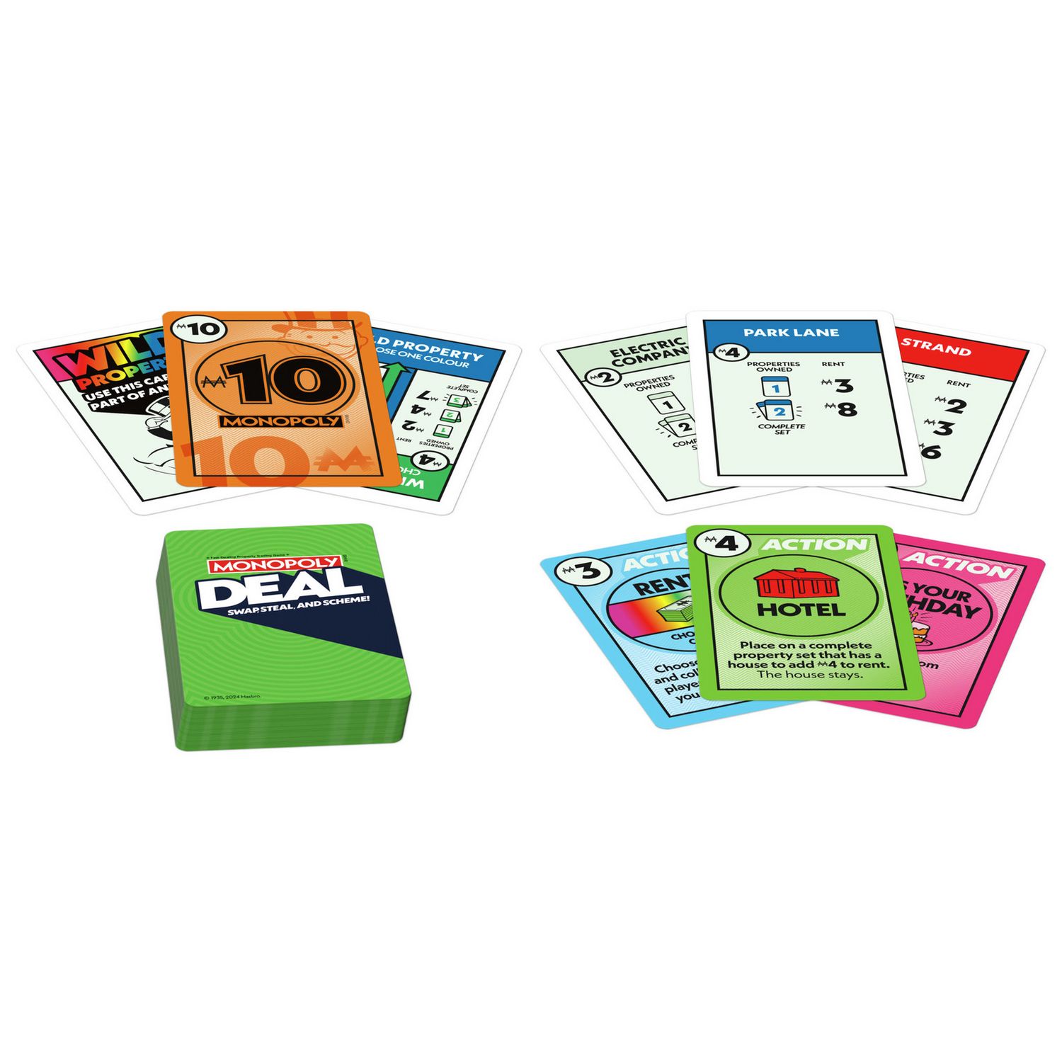Hasbro Monopoly Deal card game, UK version