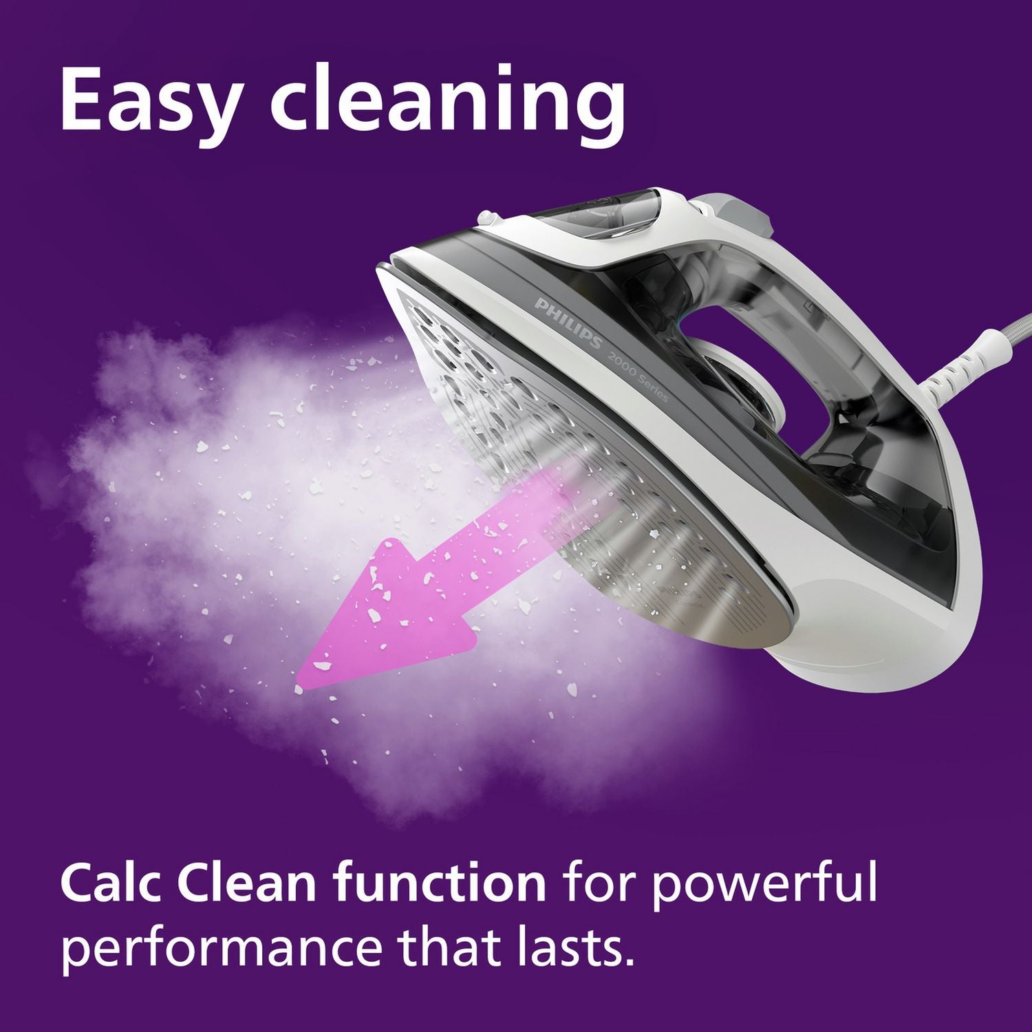 Philips Series 2000 steam iron DST2020/80 (British brand)