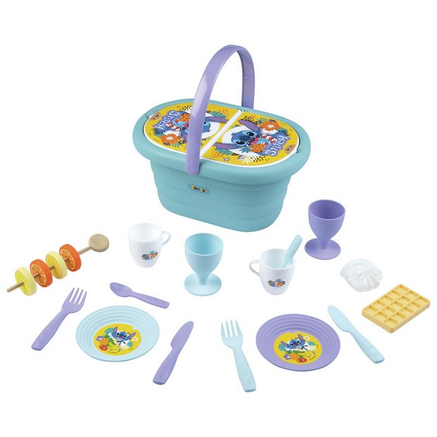 Smoby Stitch picnic basket with 19 accessories - British product