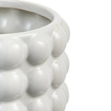 Habitat ceramic bobble planter grey small, imported from the UK