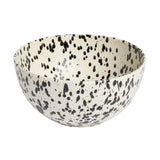 Habitat black splatter stoneware salad bowl 22cm, UK version