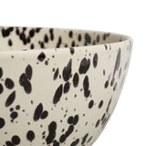 Habitat black splatter stoneware salad bowl 22cm, UK version