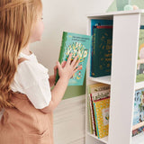 Great Little Trading Company Beanstalk white children's bookcase 47cm (British brand)