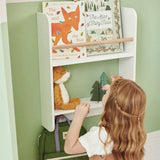 Great Little Trading white display wall shelf (British brand)