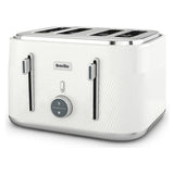 Breville Obliq 4-slice toaster white, UK version