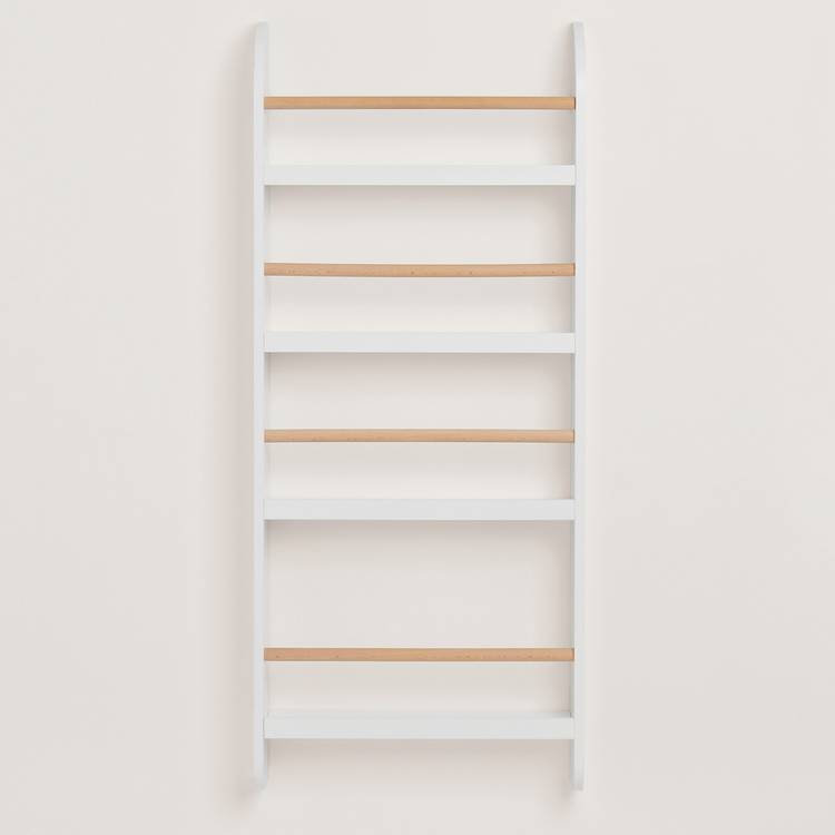 GLTC Greenaway narrow bookcase white 118cm (British brand)