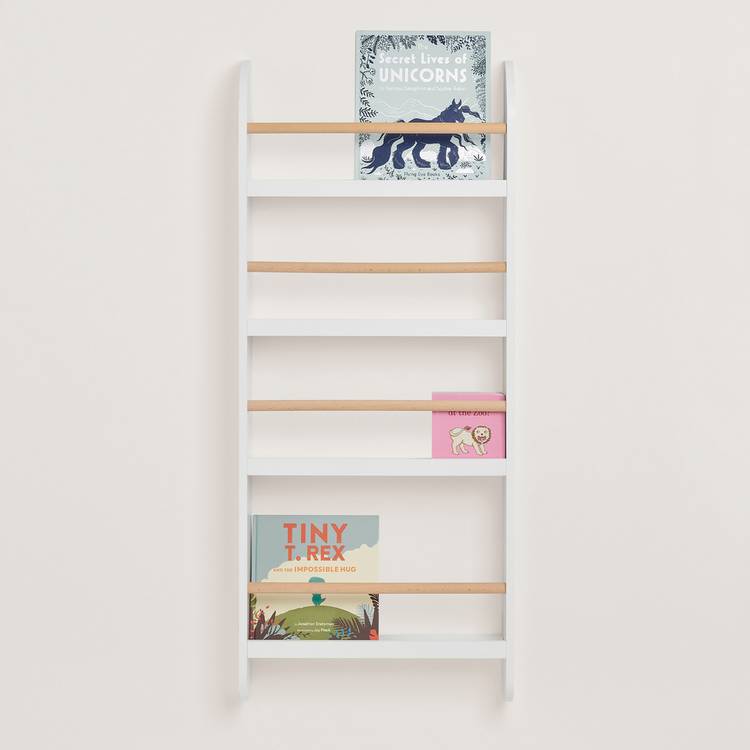 GLTC Greenaway narrow bookcase white 118cm (British brand)