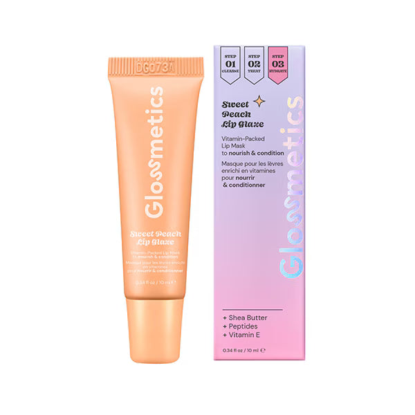 DNR Glossmetics Peptide Lip Glaze Peach 10ml - British product