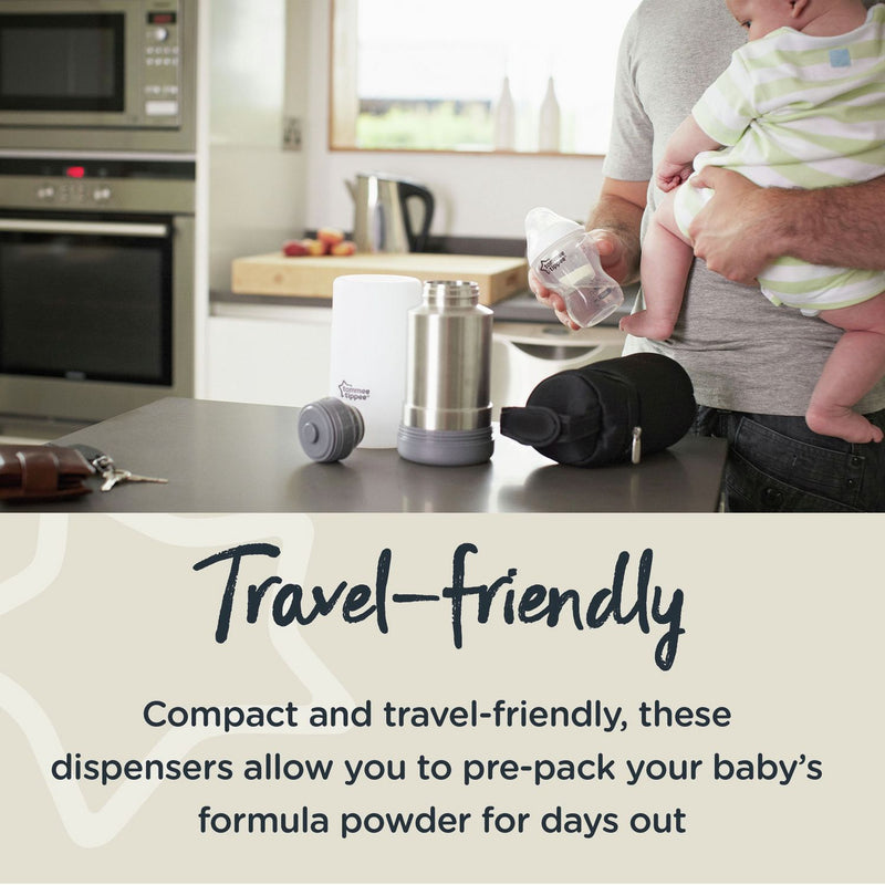 Tommee Tippee milk powder dispensers To Go x6, imported from the UK