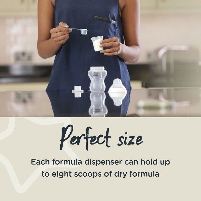 Tommee Tippee milk powder dispensers To Go x6, imported from the UK