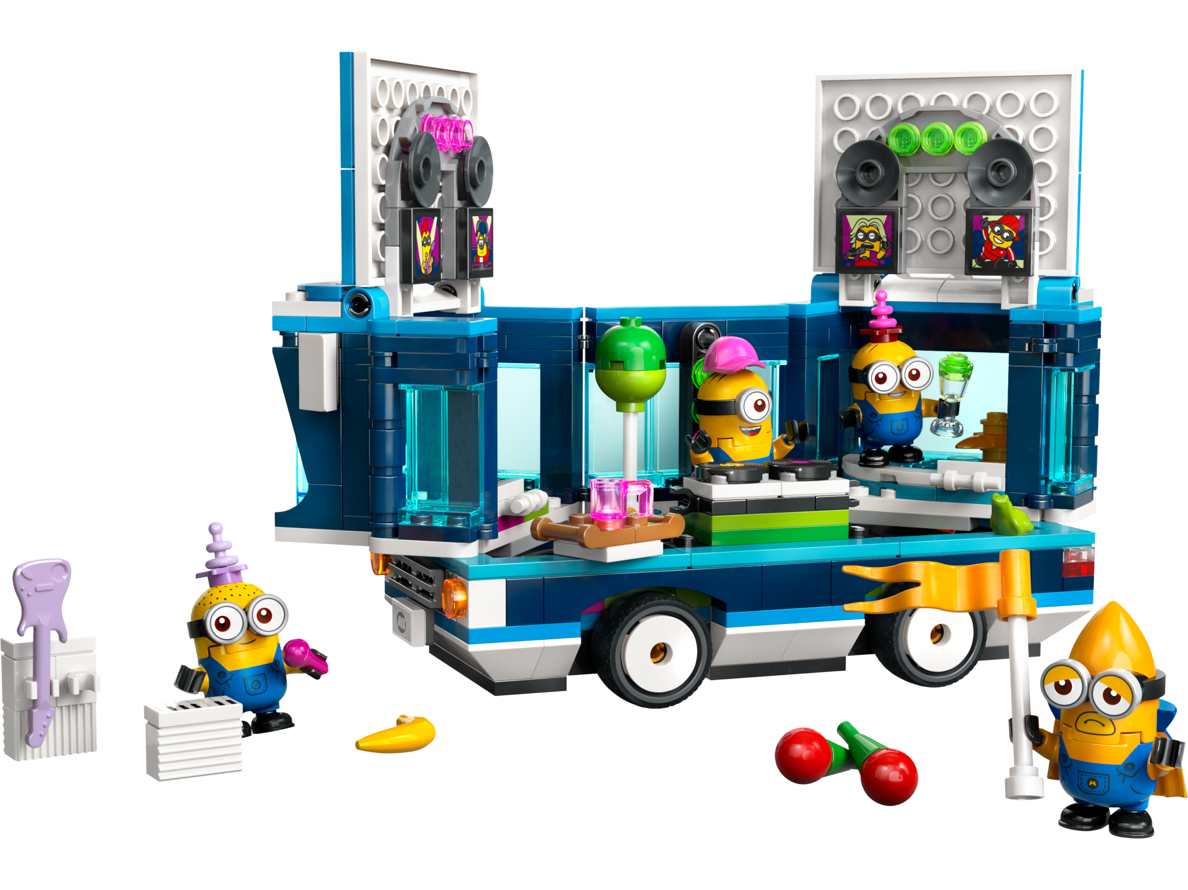 LEGO Minions' Musik Partybus 379 Teile, importiert aus dem Vereinigten Königreich