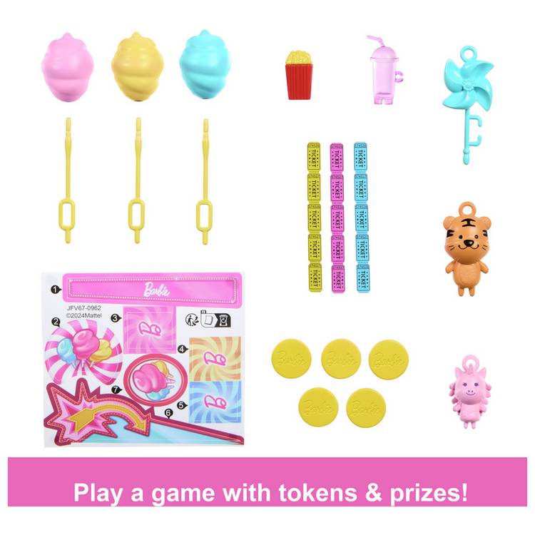 Barbie Malibu doll cotton candy playset, UK version