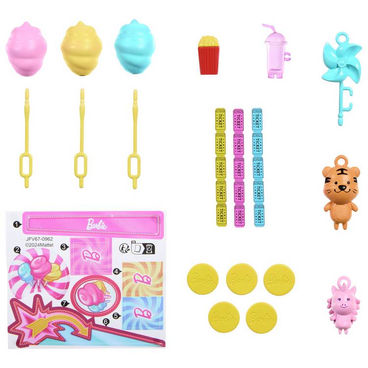 Barbie Malibu doll cotton candy playset, UK version