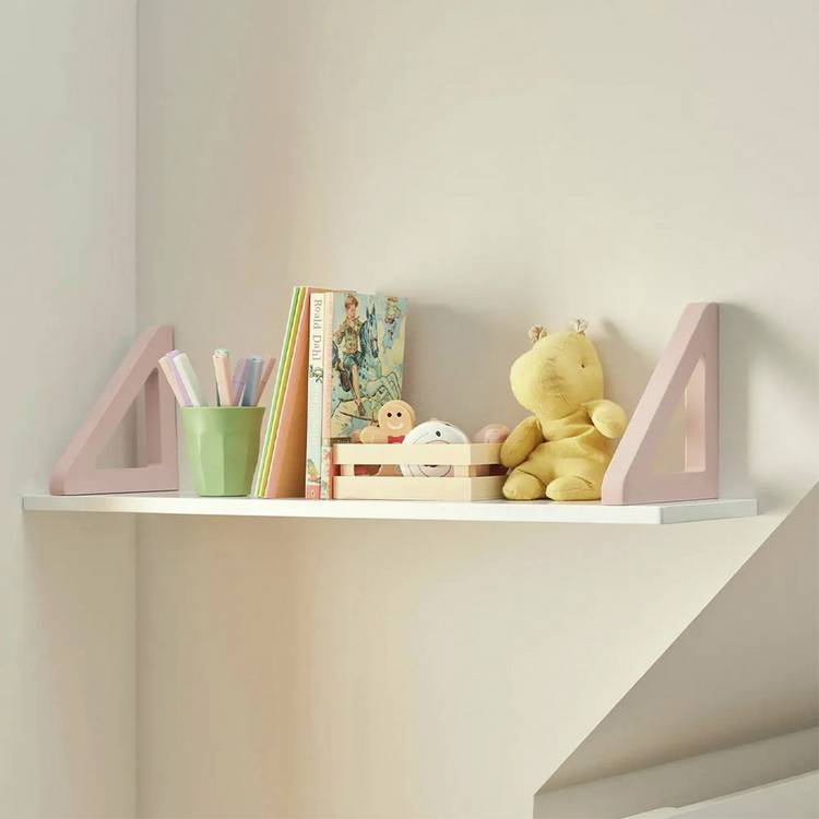 Great Little Trading Company pink shelf 75cm wide - British product