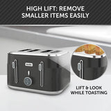 Breville Obliq 4-Slice Toaster Black, UK version