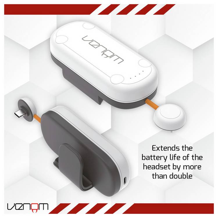 Venom white power bank Meta Quest 3 3000mAh, UK version