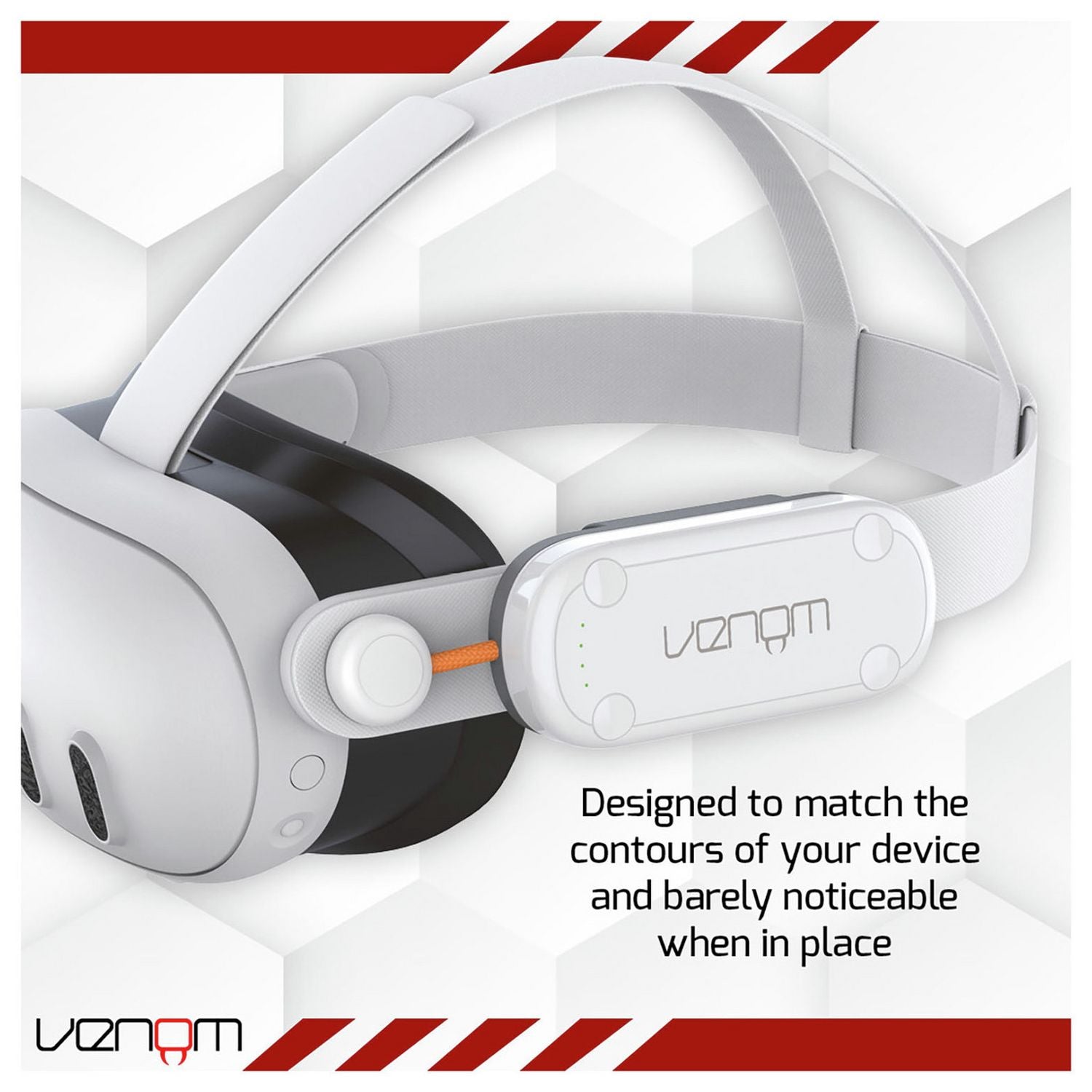 Venom white power bank Meta Quest 3 3000mAh, UK version
