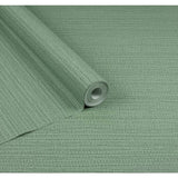 Arthouse Esselle raffia texture wallpaper in green, imported from the UK