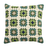 Argos Home crochet cushion green 43x43cm, UK version