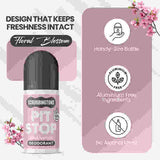 Scrubbingtons Pit Stop natural deodorant for women Blossom 75ml, UK version