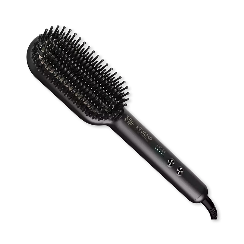 REVAMP DeepForm ceramic straightening hot brush black - British product