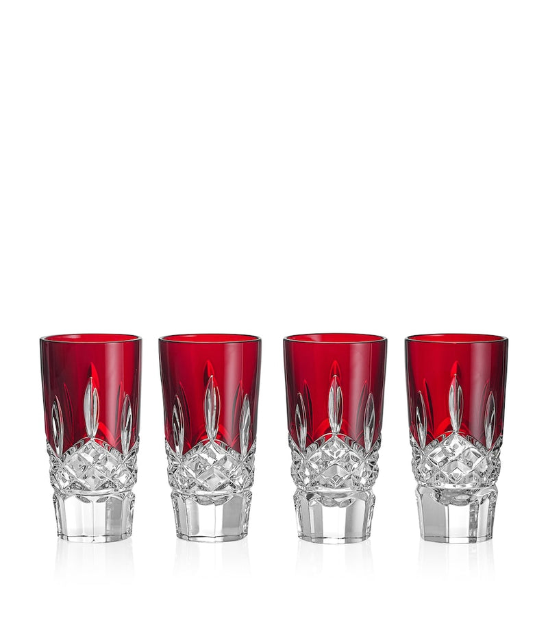 Waterford Lismore crystal shot glasses set of 4 55ml (British brand)