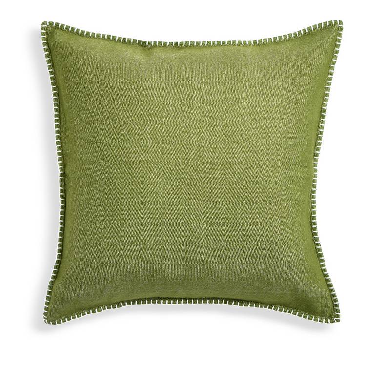 Habitat green cushion 50x50cm, imported from the UK