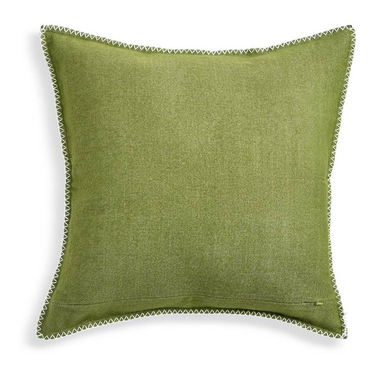 Habitat green cushion 50x50cm, imported from the UK