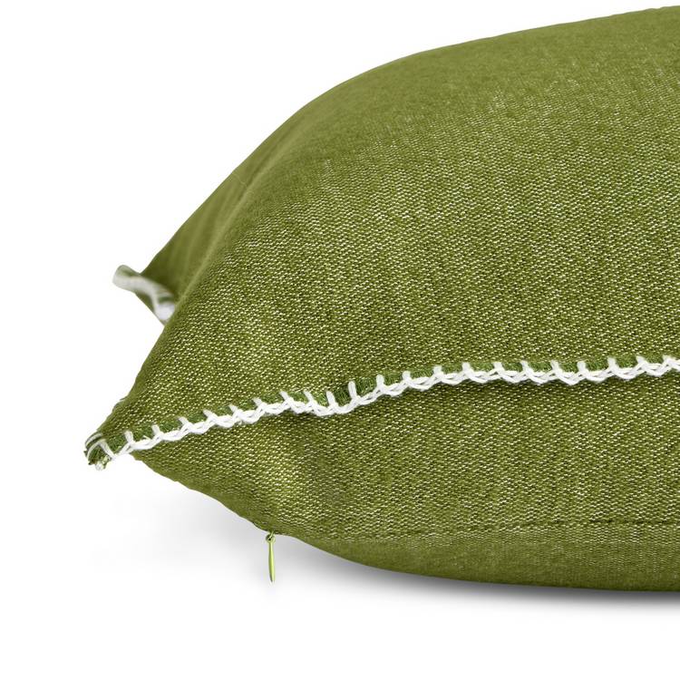 Habitat green cushion 50x50cm, imported from the UK