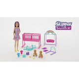 Barbie nursery playset with twin babies, imported from the UK