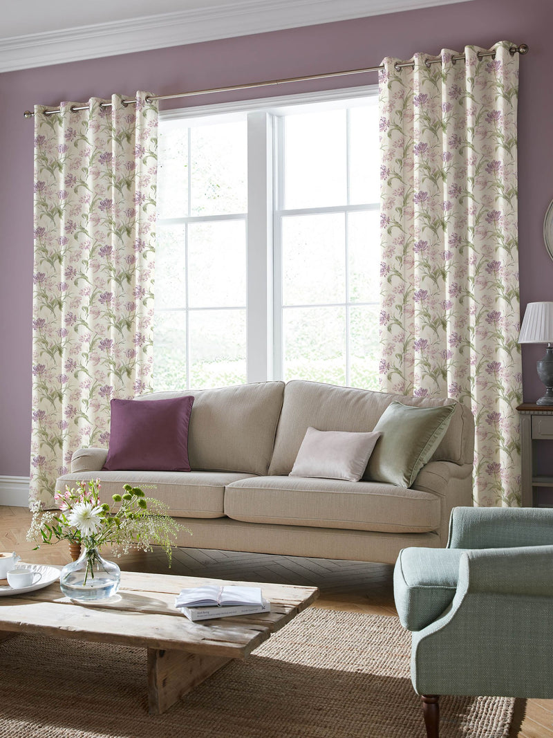 Laura Ashley Grape Gosford made to measure curtains, UK version