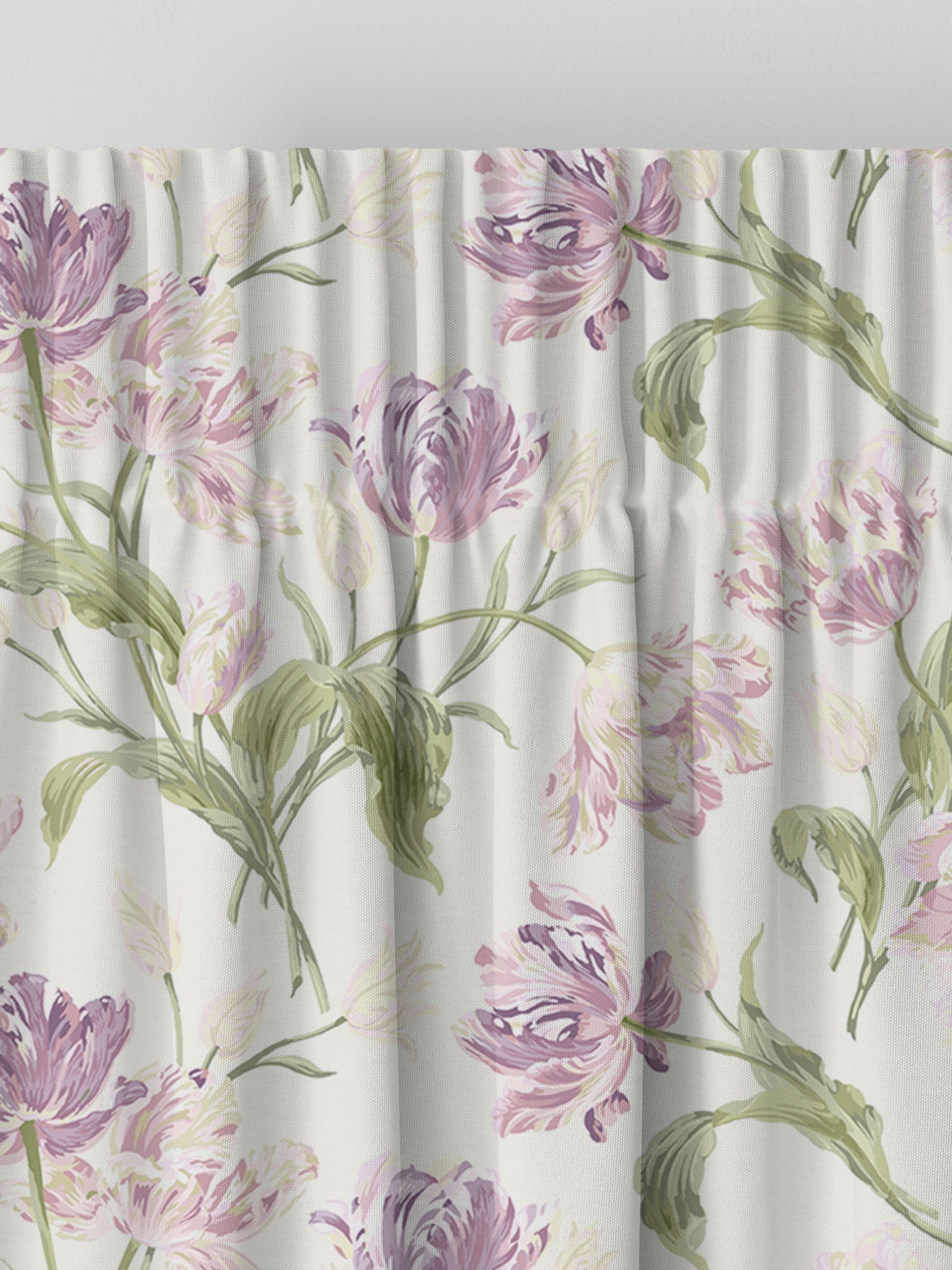 Laura Ashley Grape Gosford made to measure curtains, UK version