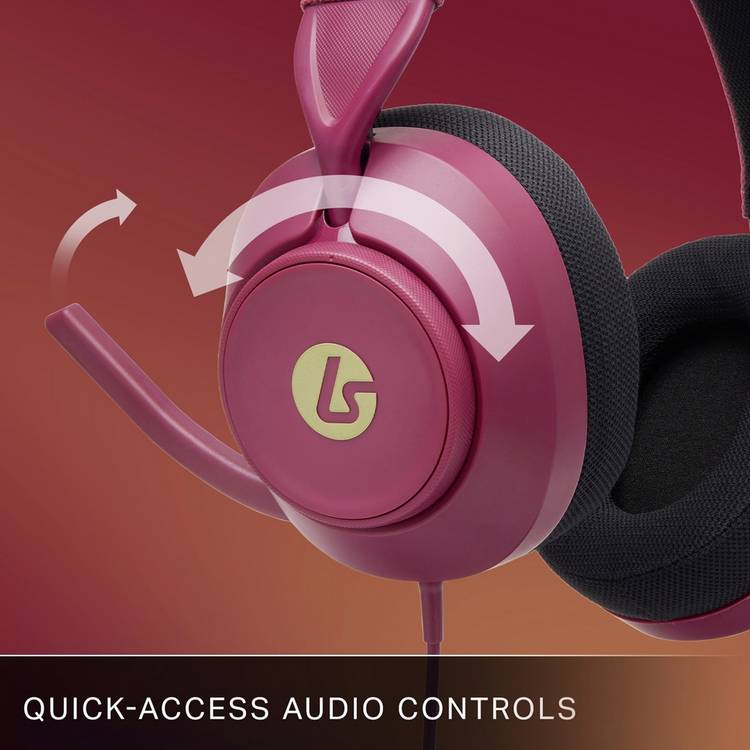 PowerA LS10X wired gaming headset ruby (British brand)