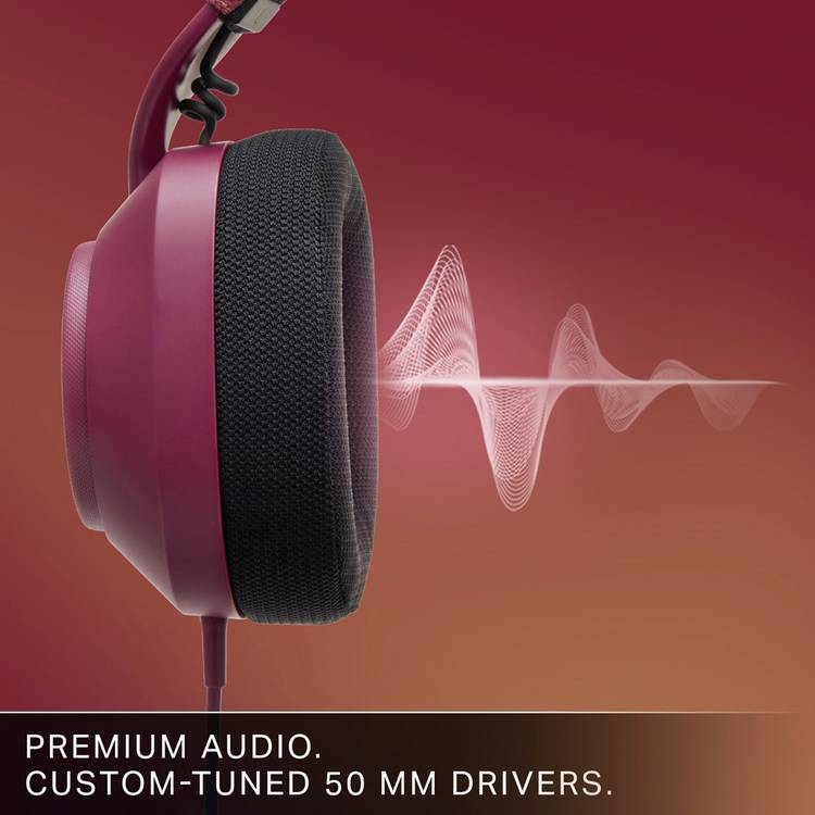PowerA LS10X wired gaming headset ruby (British brand)