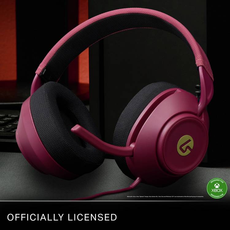 PowerA LS10X wired gaming headset ruby (British brand)
