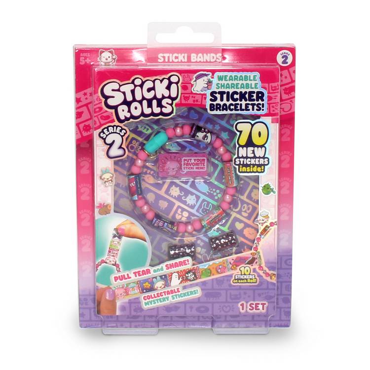 Sticki Rolls sticker band Single Pack S2, UK version