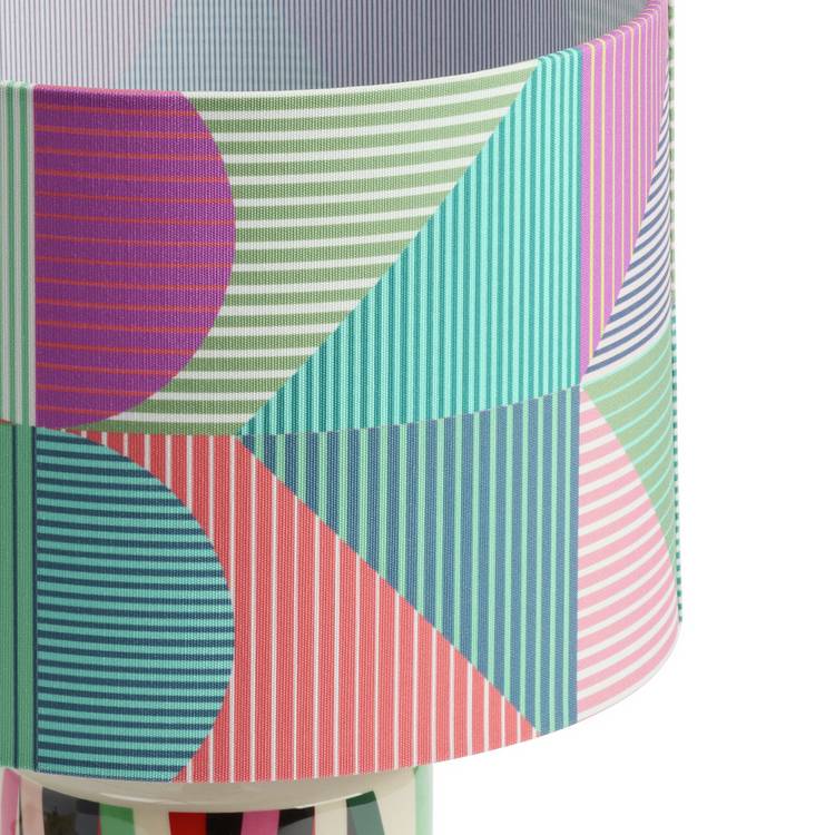 Margo Selby Ned ceramic small table lamp multicoloured (British brand)
