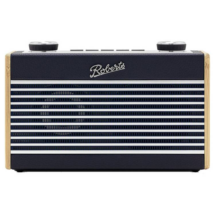 Roberts Rambler Uno DAB/FM Bluetooth radio in navy blue, imported from the UK