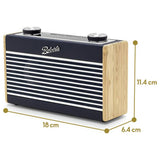 Roberts Rambler Uno DAB/FM Bluetooth radio in navy blue, imported from the UK