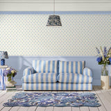 Cath Kidston Button Spot Blue wallpaper (British brand)