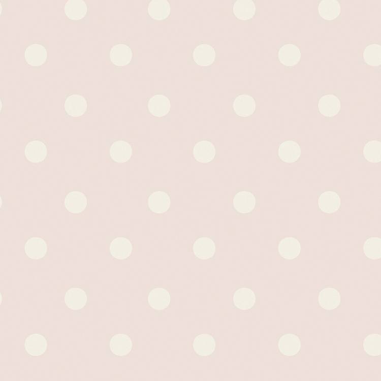 Cath Kidston Button Spot Pink wallpaper roll, imported from the UK