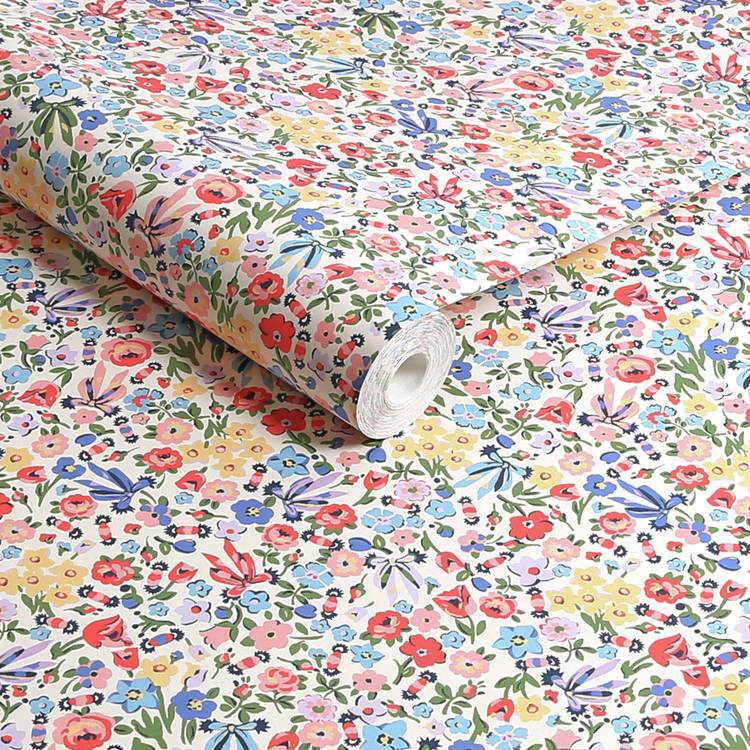 Cath Kidston Harmony Ditsy Day multicoloured wallpaper - British product