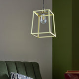 Argos Home brass carriage easy fit lampshade 22cm (British brand)